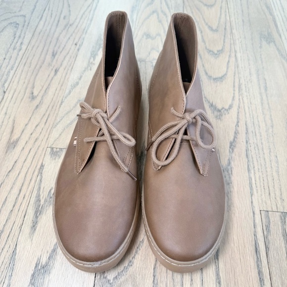 NWT Ben Sherman Men’s Ashford High-Top Sneaker Brown Leather Shoes Size 13 - Picture 3 of 14